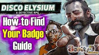 Disco Elysium: How To Find Your Lost Police Badge Location (Game Guide Tutorial)