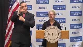 NOD Kick Off National Disability Employment Awareness Month at the RIT Career Fair