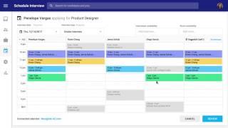 Hire with G Suite - Scheduling