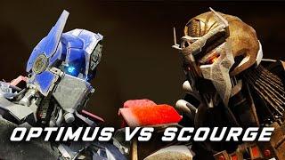 Transformers Rise Of The Beasts Optimus Prime vs Scourge