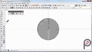 SketchUp - How to use the Circle Tool