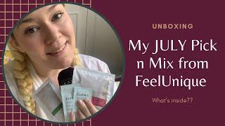 Unboxing my July Pick N Mix from Feel Unique | Elemis, When and more!