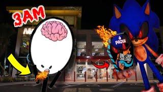 DO NOT EAT SONIC.EXE ONE CHIP CHALLENGE AT 3AM(BAD IDEA!!!)