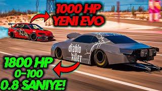 *YENİ* DÜNYANIN EN HIZLI DRAG ARABASI ve EN KÖTÜ EVO - Forza Horizon 5