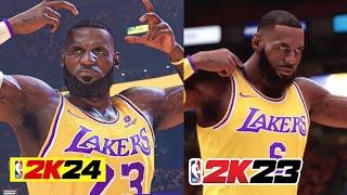 NBA 2K24 vs. NBA 2K23 Screenshot Comparison