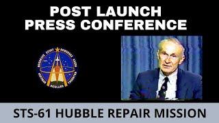 STS-61 Space Shuttle Post-Launch Press Conference | Hubble Repair Mission | 1993