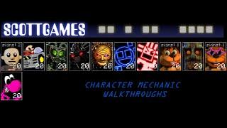 Ultra Custom Night (1.6.5) | CHARACTER MECHANIC WALKTHROUGHS | ScottGames