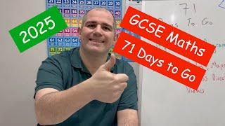 GCSE Maths 2025 Revision - 71 Days To Go - Corbettmaths