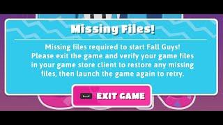 FIX YOUR MISSING FILE ERROR / ON FALL GUYS GAME  / BY PZEC GAMER / 2022