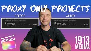 EDIT ON THE GO WITH FCPX PROXY-ONLY PROJECTS | Final Cut Pro 10.4.9