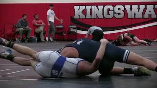 Matty Garcia Pope John XXIII 2017 Kingsway Duals Wrestling Highlights