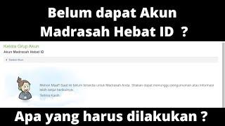 Alur untuk akun MADRASAH HEBAT ID (simpatika : EMIS)