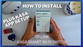 How To Install & Setup Kasa TP-Link Smart Wifi Switch | Full Installation & App Setup | Kasa Review