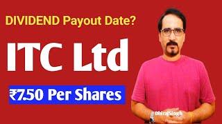 Dividend Payout Updates ITC ₹7.50 Per Equity Shares: ITC Stock Latest News Today Itc Fmcg Sector