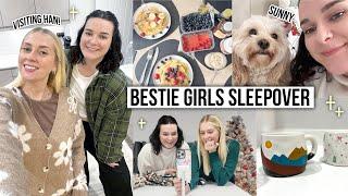 a sleepover with my bestie (and her ADORABLE dog )