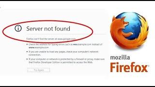 Fix Server Not Found issue In Mozilla Firefox! Technical shanoo