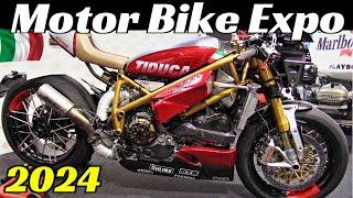 Motor Bike Expo 2024 [MBE] Highlights Part 1 - Verona, Italy - Customs, Choppers, Cafè-Racers & More