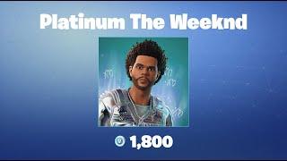 Platinum The Weeknd | Fortnite Outfit/Skin