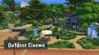 Outdoor Cinema | The Sims 4 | Speed Build