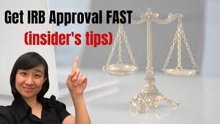 How to get IRB (Ethics) approval for Research Fast - Insiders Tips