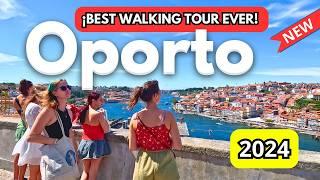 Walking Tour through Porto, Portugal [4K 60 fps]  With Subtitles 