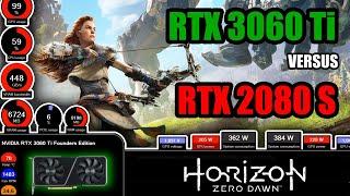 RTX 3060 Ti vs RTX 2080 SUPER | Test in Horizon Zero Dawn