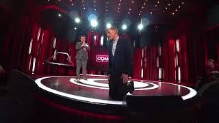 Павел Воля на коленях просит прощения у Никола Соболева в Comedy club