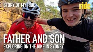 Story of my ride: Cycling in Sydney with my son, interlude from my Visit Italy series (to Akuna Bay)