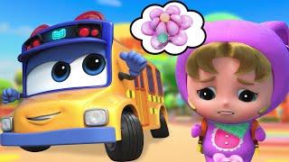 GoGo Bus | The Missing Sculpture | Car Cartoons For Kids