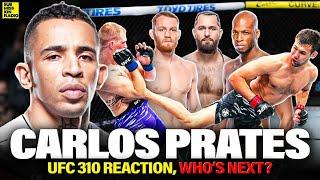 Carlos Prates REACTS to Shavkat Win, WANTS JDM at UFC 312,  Jorge Masvidal or Leon Edwards NEXT!