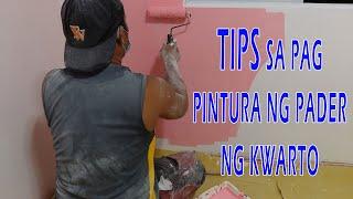 DIY. CONCRETE WALL PAINTING TIPS.. (Basic tutorial)