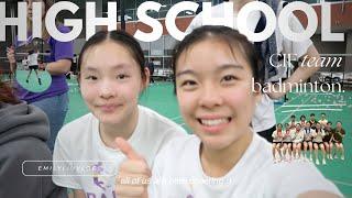 high school badminton CIF team 2024 vlog