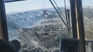 Riding on the Chief Ironsides, a massive 14.5 million pound Dragline.