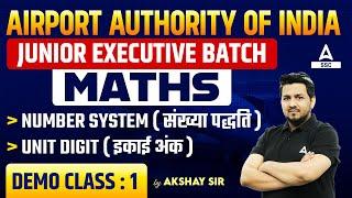 AAI Recruitment 2023 | AAI Junior Executive Maths Classes by Akshay Sir | Class-1