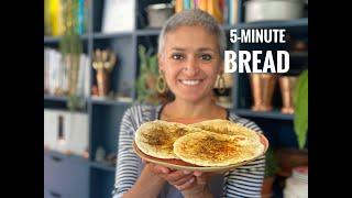 5-MINUTE BREAD | Quick and delicious flatbreads | Perfect bread in Minutes | Food with Chetna