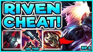 RIVEN IS UNSTOPPABLE ABUSING CHEATER RECALL (DO THIS) - Riven TOP Gameplay Guide (Bronze To Master)