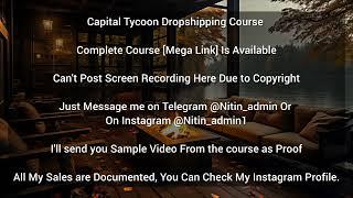 Capital Tycoon Dropshipping Course