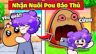 NABEE BẤT NGỜ NHẬN NUÔI TÔ GÀ EM BÉ POU BÁO THÙ TRONG MINECRAFT*NABEE POU BÁO THÙ 