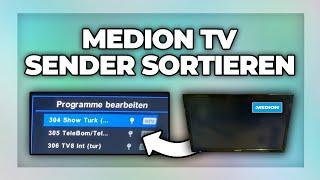 Medion TV Sender verschieben & Programme sortieren - Tutorial