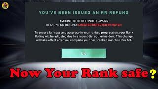  VALORANT RR REFUND UPDATE! Cheaters BANNED & Rank Rating Restored! 