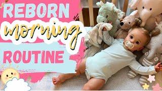 REBORN Morning ROUTINE ️  with Baby Pippa | Dressing & Feeding #reborn #reborns #rebornroutine