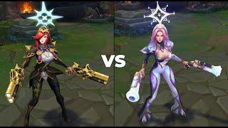 Broken Covenant Miss Fortune vs Prestige Broken Covenant Miss Fortune | Skin Comparison | LoL