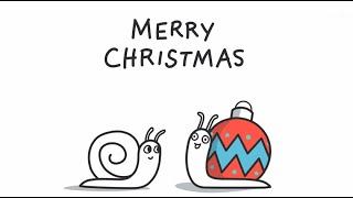 Festive scribe – Christmas snails