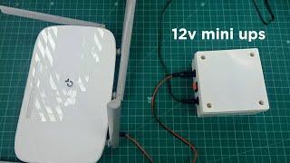 How to make 12v ups for wifi router || diy ups for wifi router