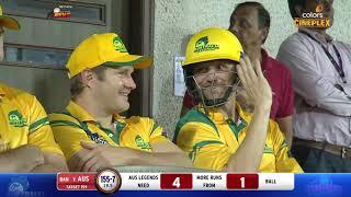 21 Runs in 6 Balls | Crazy Final Over | Aus Legends vs Ban Legends |Skyexch RSWS S2 |Colors Cineplex