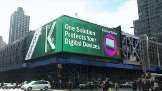 Kaspersky ONE Universal Security debuts in Times Square