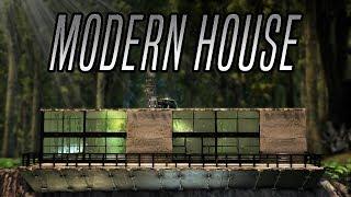 Ark Modern House Build Guide! - ARK: SURVIVAL EVOLVED [PS4]