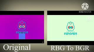 Ninimo Logo Effects (Sponsored by P2E) Confusion Comparison (Original Vs. RBG To BGR) Reverse