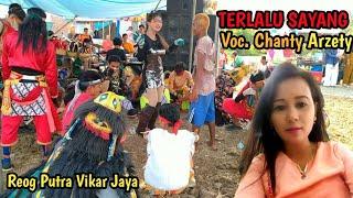 Terlalu Sayang (Siti Aliyah) - Voc. Chanty Arzety Reog Putra Vikar Jaya Show Sidedel Blok Mandrat