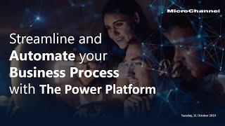 Streamline & Automate Business Processes with the Power Platform